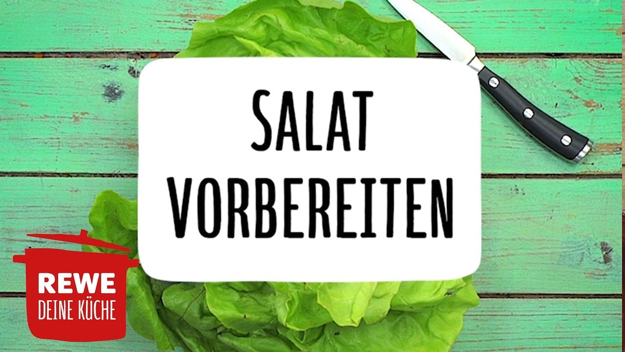 Salat putzen &amp; vorbereiten #DIY
