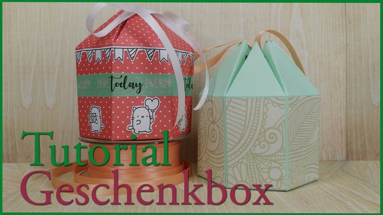 Tutorial Geschenkbox Giftbox Basteln