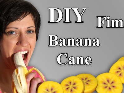 FIMO Bananen Cane: Polymer Clay Banana - Tutorial [HD.DE] (EN-Sub)