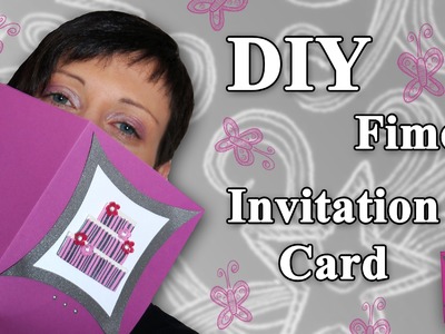 FIMO Karte: Polymer Clay Invitation Card - Tutorial [HD.DE] (EN-Sub)
