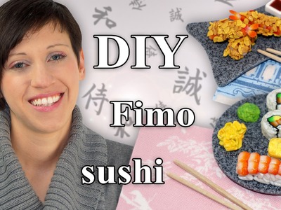 FIMO Sushi: Polymer Clay 寿司 - Tutorial [HD.DE] (EN-Sub)