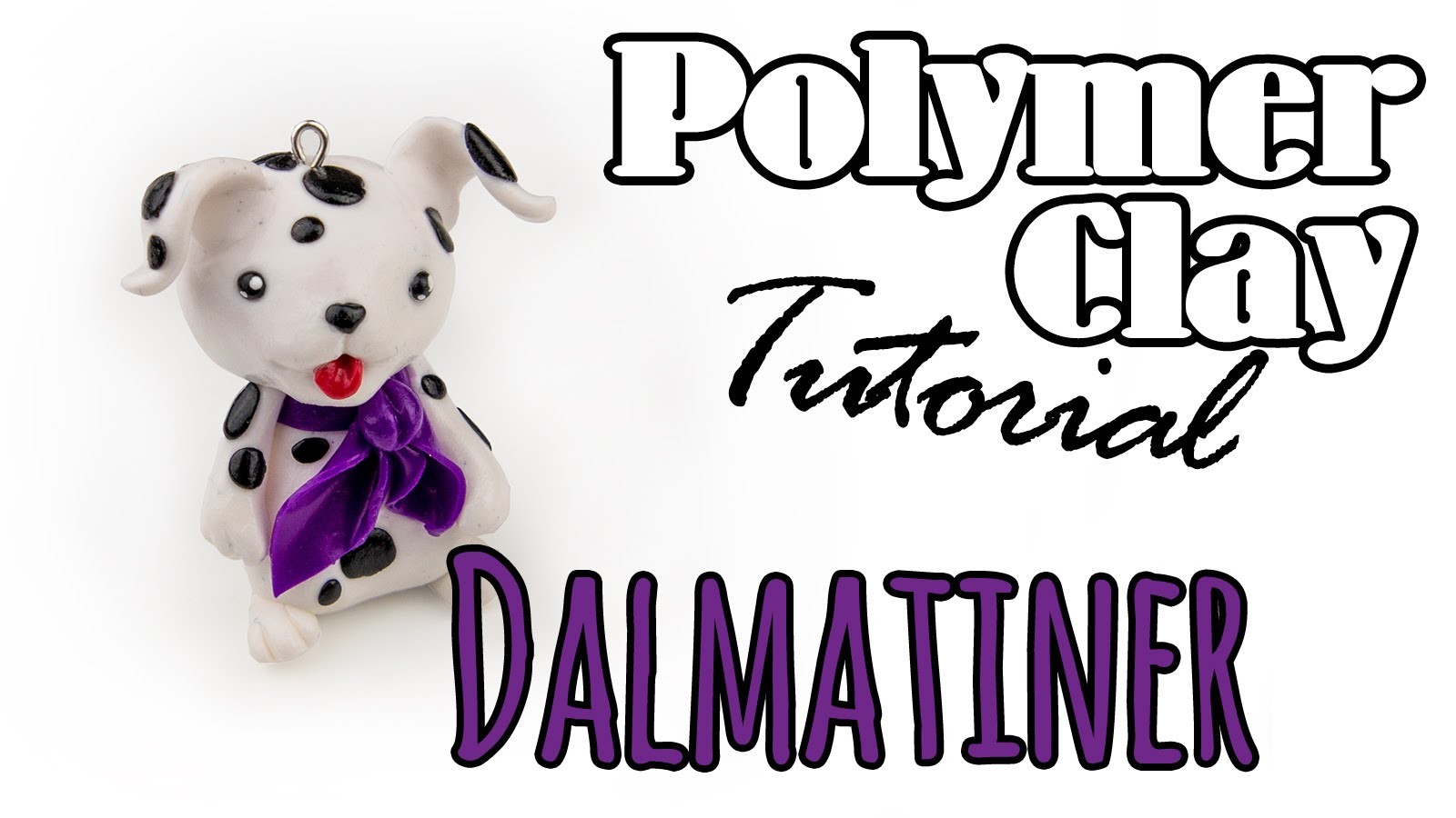 [FIMO Tutorial] Dalmatiner | Kawaii Hund aus Polymer Clay