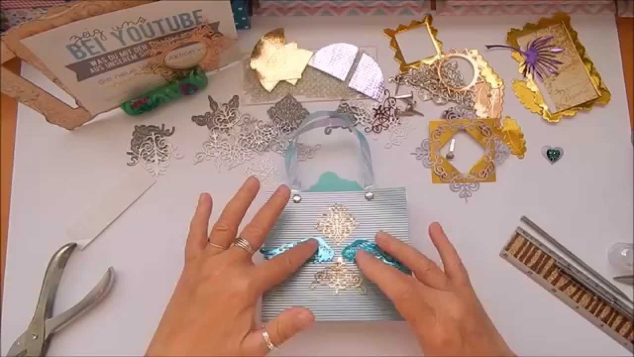 . Mein Papier-Täschchen-Tutorial.  Beitrag für die Video-Aktion von der lieben Dani Peuss :). 