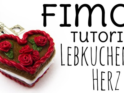 [Fimo Tutorial] Lebkuchen Herz mit "Füllung" | Geschenkidee für Verliebte & die beste Freundin