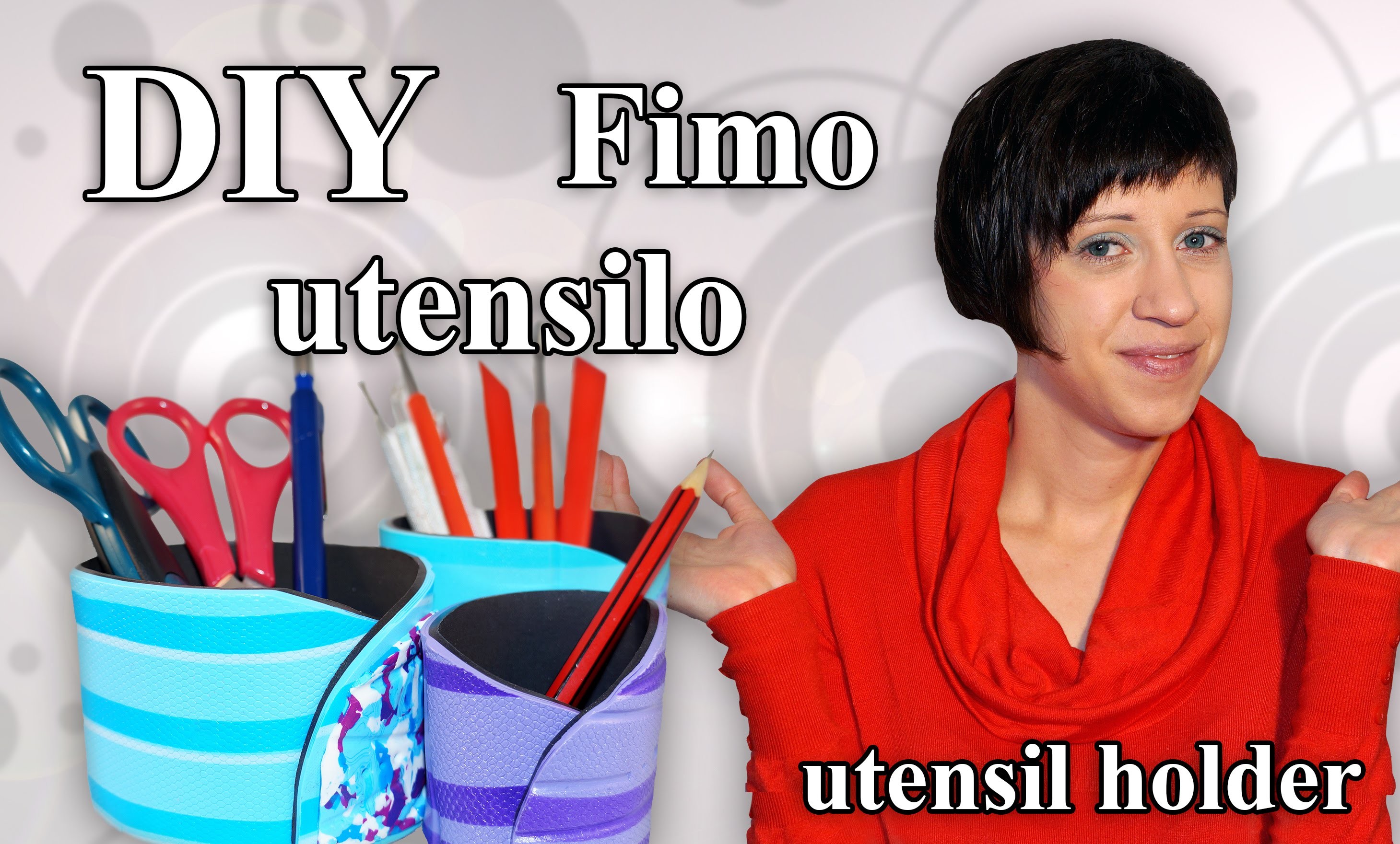 FIMO Utensilo: Polymer Clay Utensil Holder - Tutorial [HD.DE] (EN-Sub)