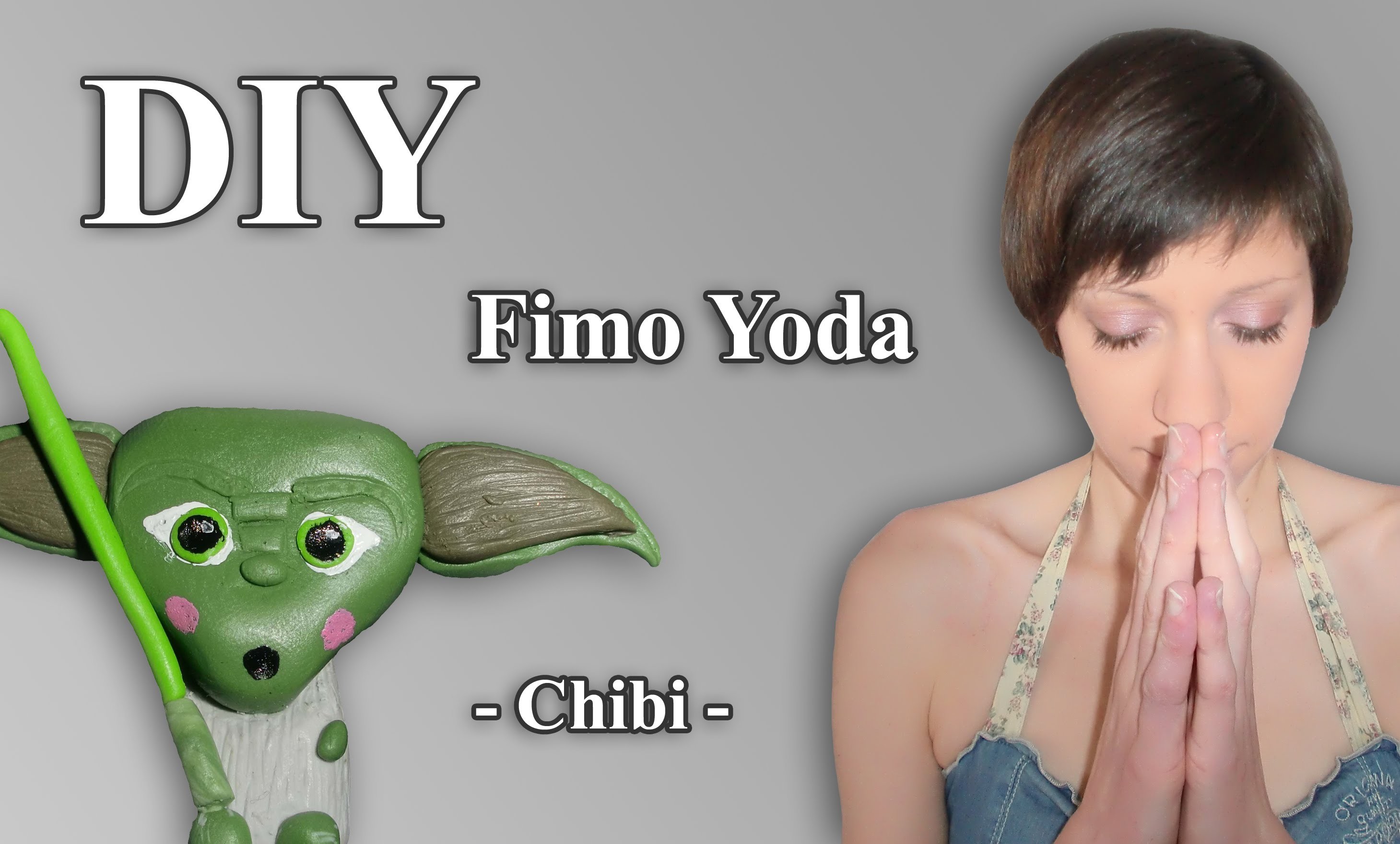 FIMO YODA: Polymer Chibi - Tutorial [HD.deutsch]
