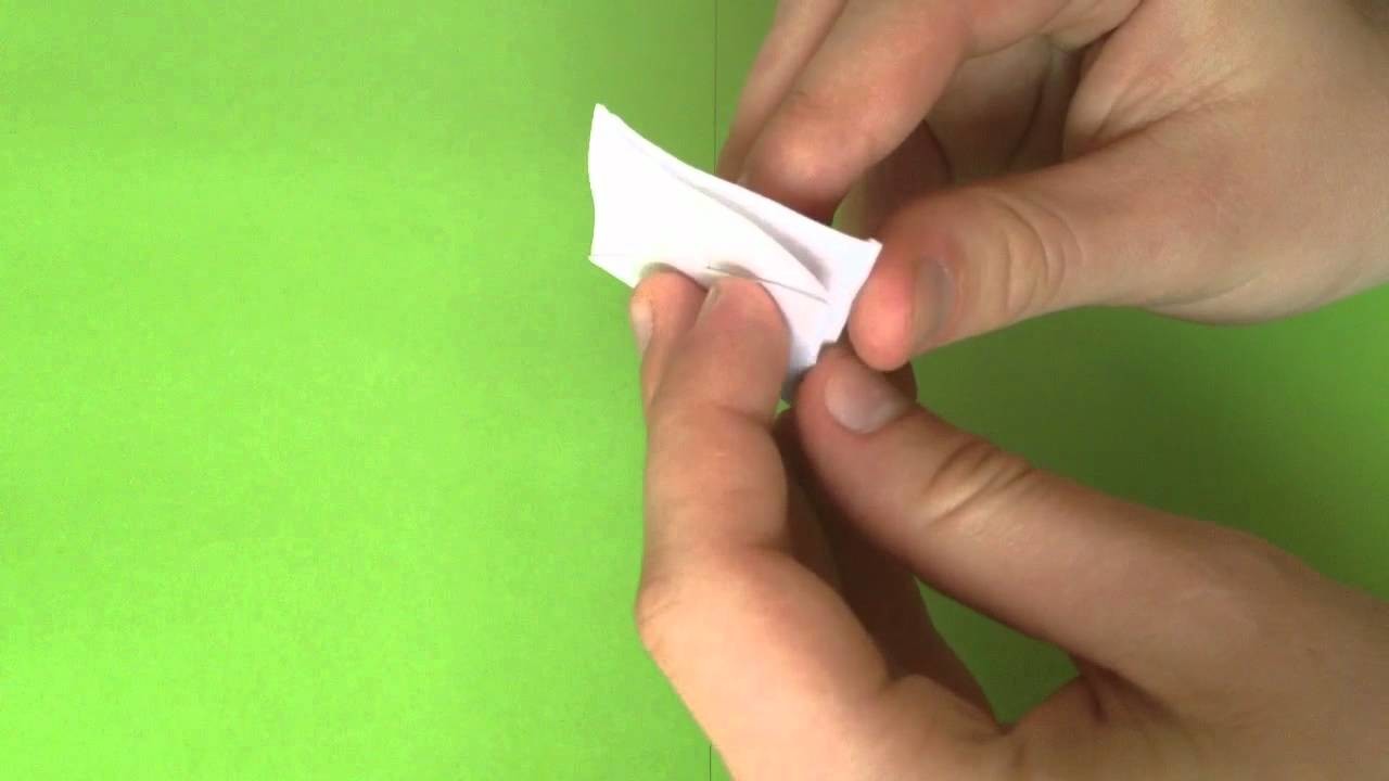 Origami Huhn selber basteln . Papier Huhn basteln