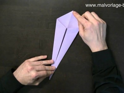 Origami Schwan Faltanleitung - Anleitung zum Falten