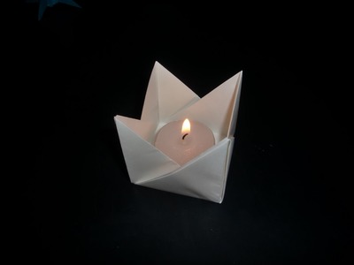 Origami Teelicht für Dummies: Teacandle Easy - Tutorial [HD.deutsch]