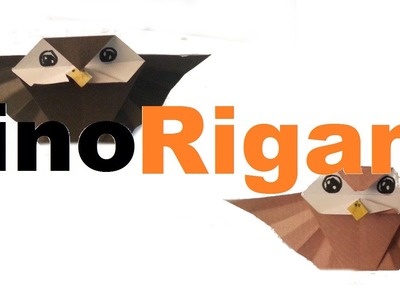Anleitung für Origami Eule │ DinoRigami