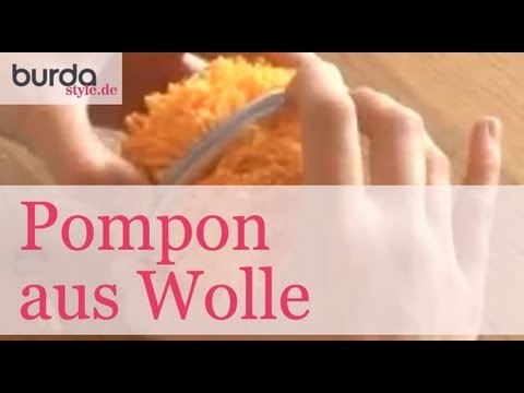 Burda style – Pompon aus Wolle