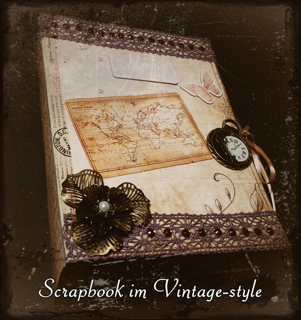 [Craft-Update] Scrapbook im Vintage-style
