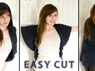 DIY ✂ Easy Cut - Circle Vest  (No Sew)