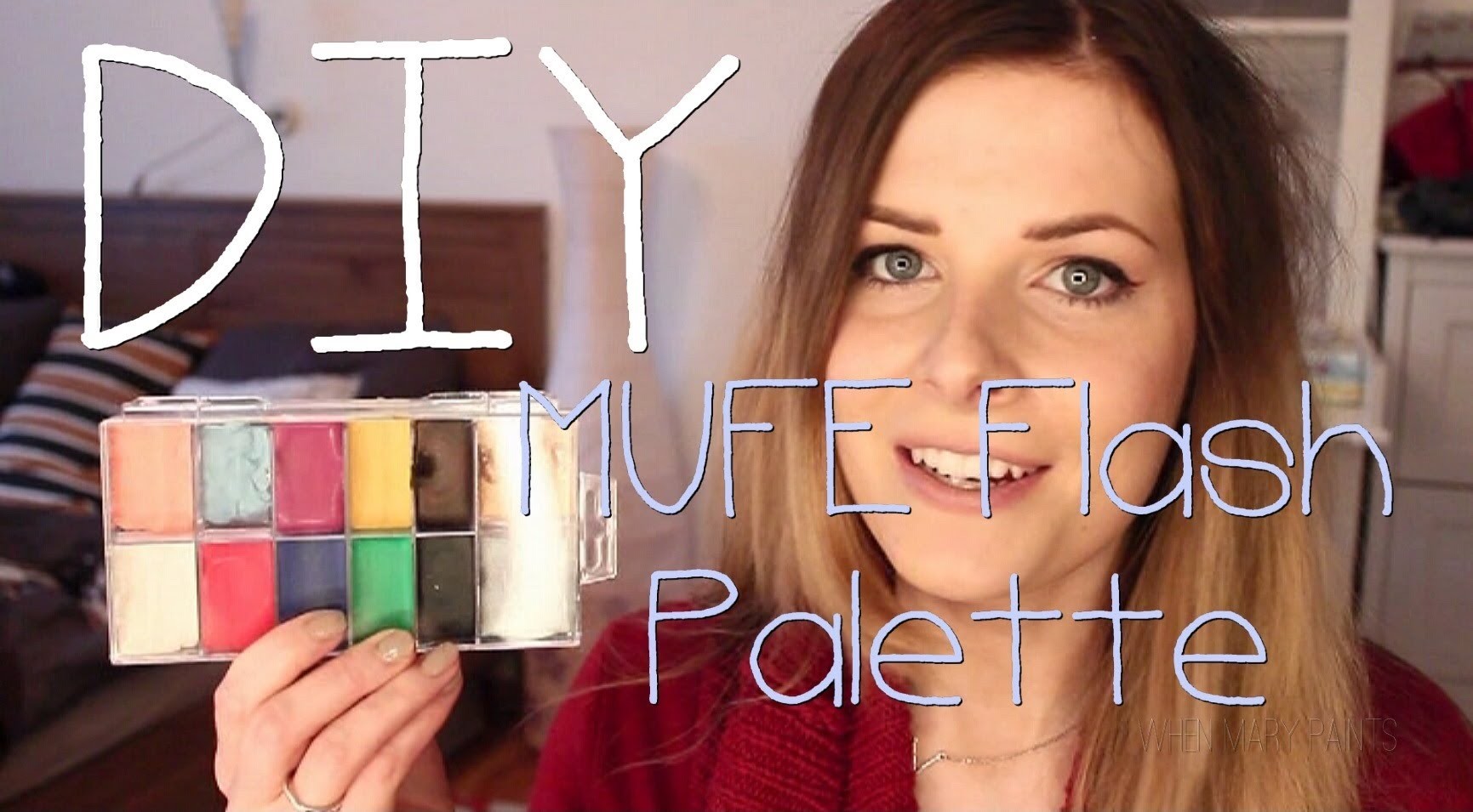 DIY MUFE Flash Palette Tutorial | WhenMaryPaints