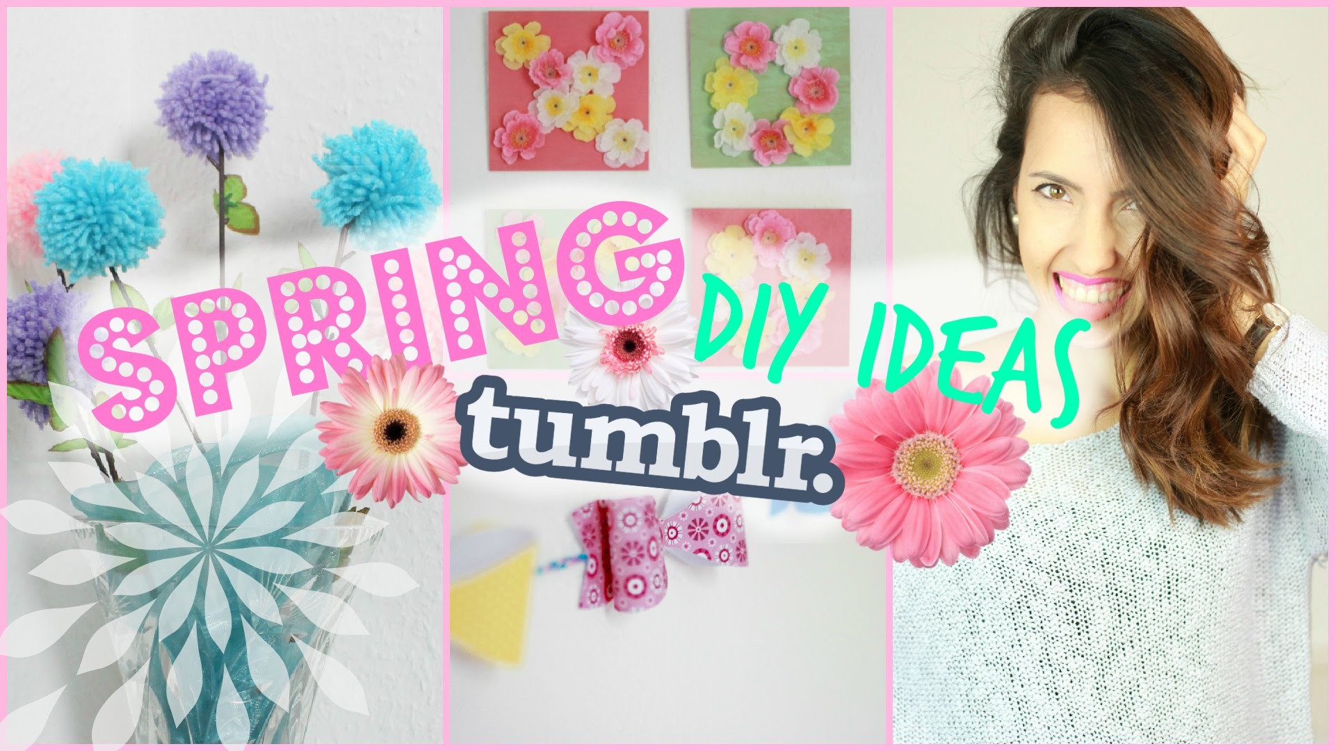 DIY Tumblr inspired Spring Room Decor
