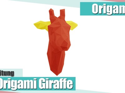 [Origami] 3D Giraffe Origami Anleitung | Interior & Deko | Anielas Fimo