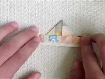 Origami: Geld-Schiff Basteln mit einem Geldschein