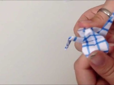 Origami Kranich falten - Faltanleitung