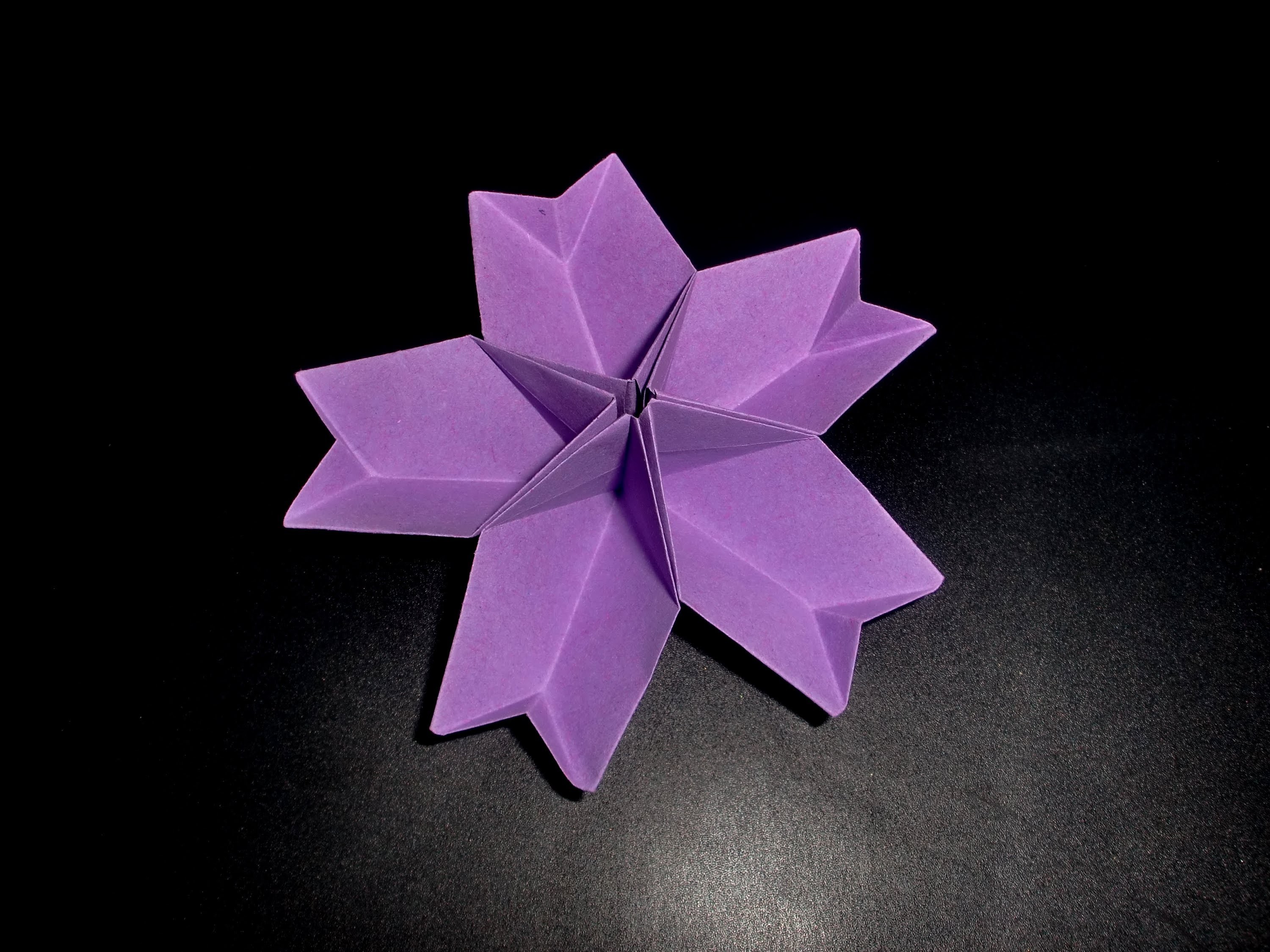 Origami Pfirsichblüte: Peach-Bloom - Tutorial [HD]
