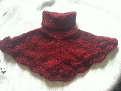 Schulterwärmer Stricken*Mini Poncho*Knitting a Neck & Shoulder Warmer Tutorial