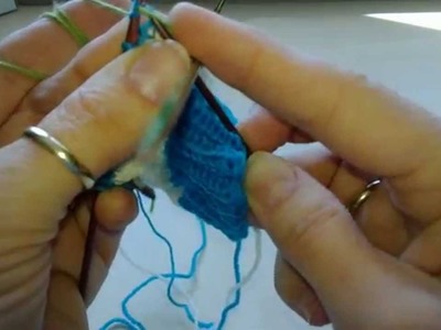 Socken mit verkürzten Reihen stricken - Teil 6