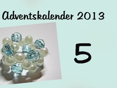 [Adventskalender] 5.Türchen-winterlicher Perlenring Tutorial