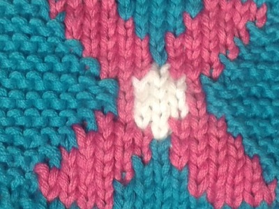 Bilder stricken - Intarsientechnik