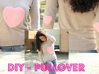 DIY - Bestickter Pullover & Ellenbogen Patches