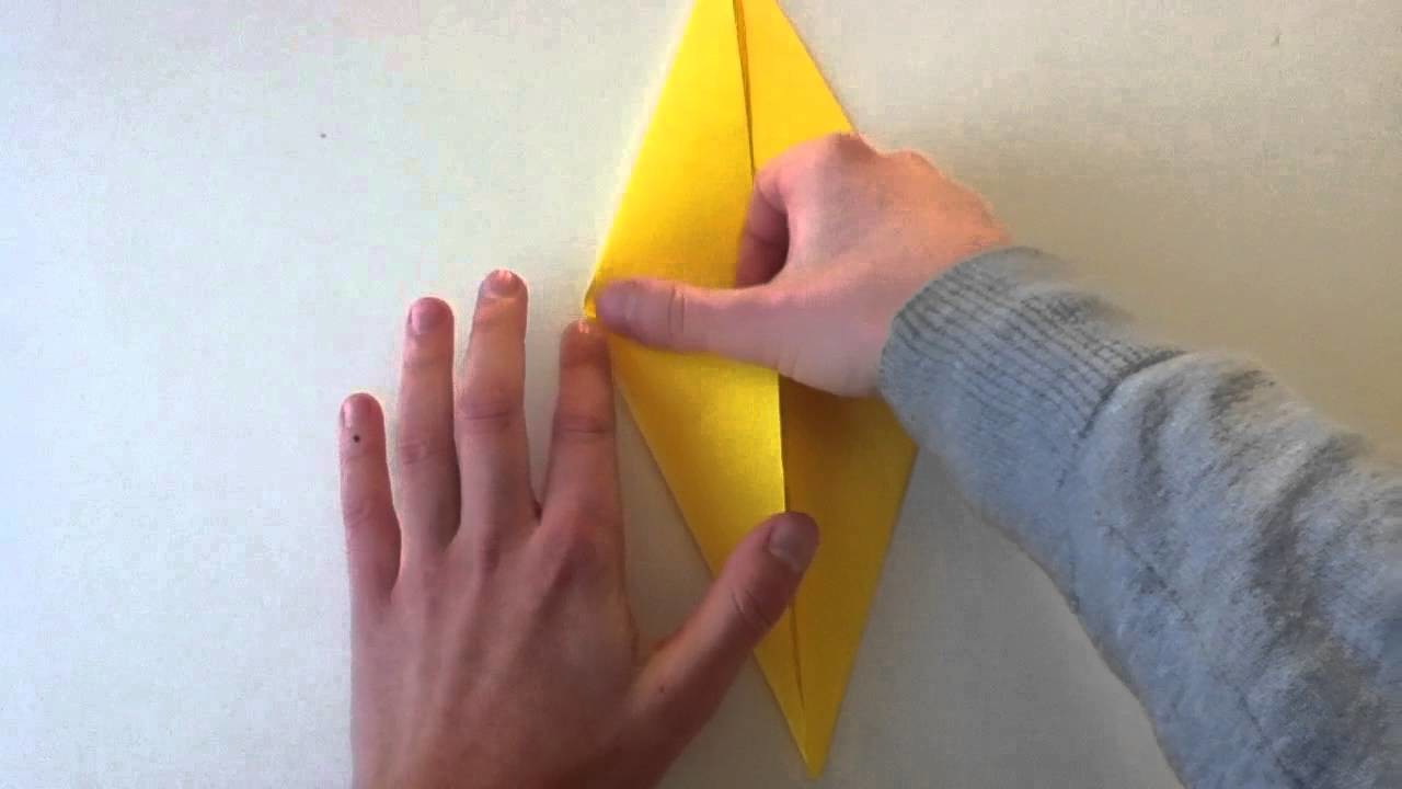 Origami Ente selber machen - Vogel basteln
