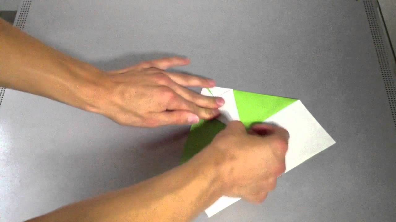 Origami Flieger: Arrow. Anleitung zum Papier Flieger falten