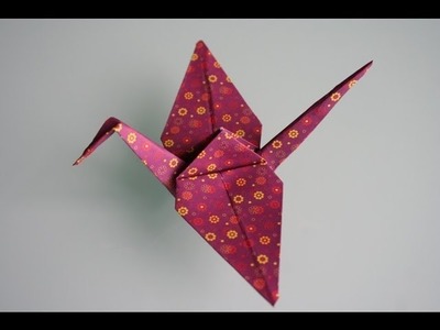 Origami Kranich crane