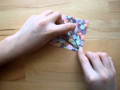 Origami mit Christian: Kranich (Teil1). crane part 1