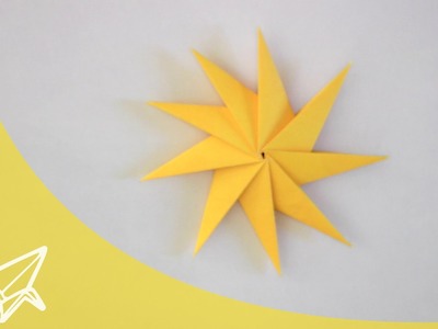 Origami Stern - Faltanleitung