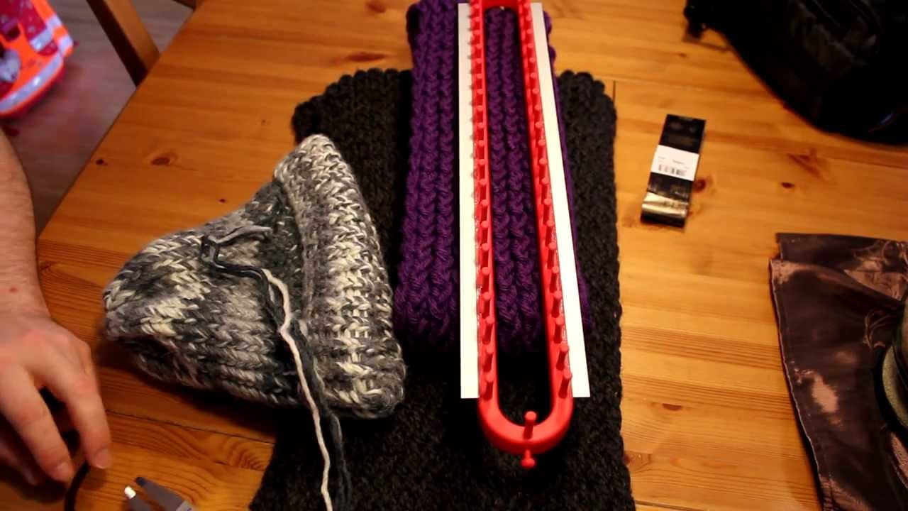 Schal mit Strickrahmen stricken Teil 12.13: Die richtige Wolle wählen