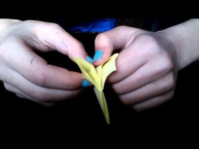 Schöne origami blume