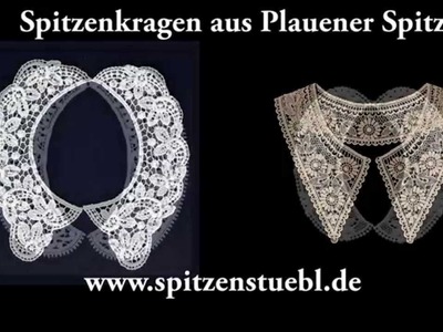 Spitzenkragen Kragenspitzen Bubikragen Baumwolle aus Plauener Spitze