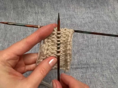 Strickmuster mit Hebemaschen für Socken - Knitting Pattern with Slipped Stitches for socks