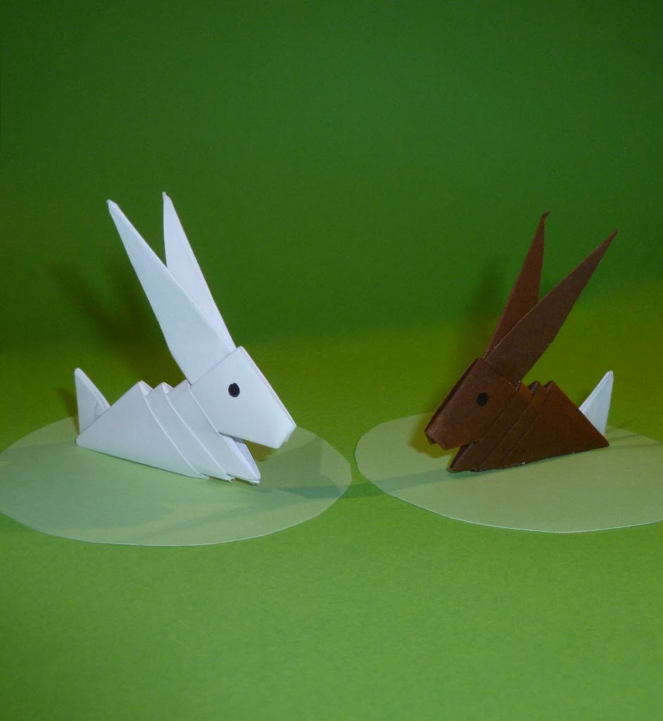 3D Origami Osterhase Tutorial (Deutsch)