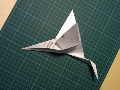 Faltanleitung Einfacher Origami Kranich