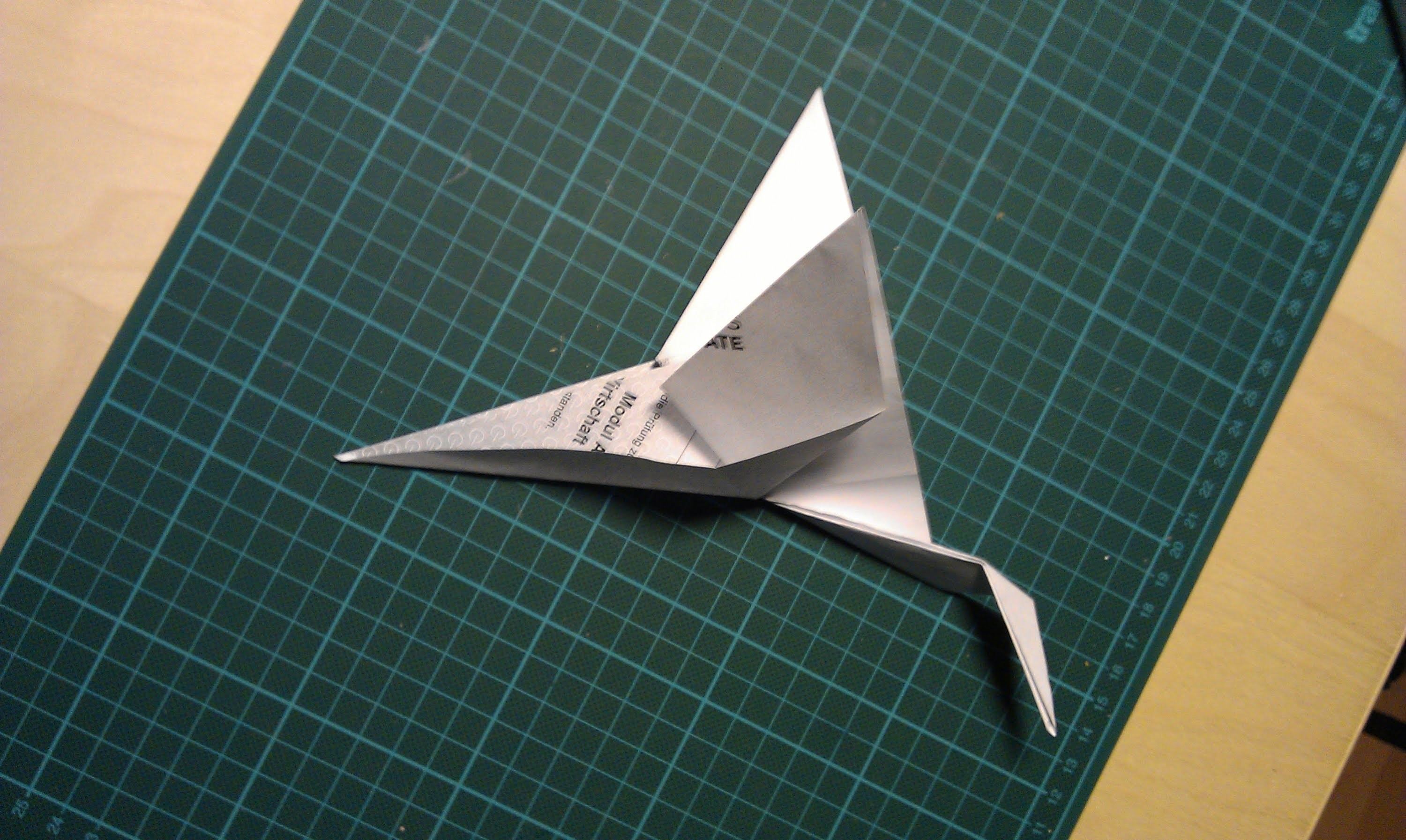 Faltanleitung Einfacher Origami Kranich