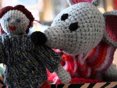 Häkeln - Crochet - Puppe und Maus