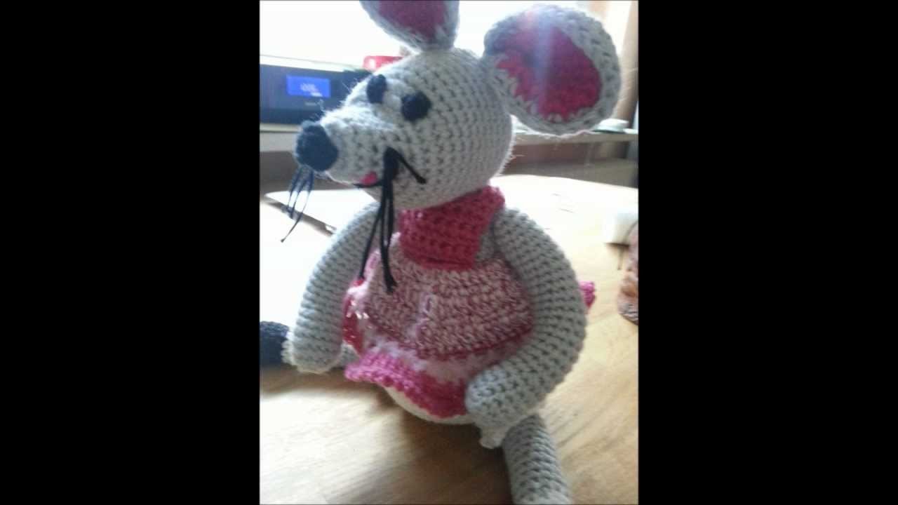 How to - crochet a tiny little cute mouse - tutorial
