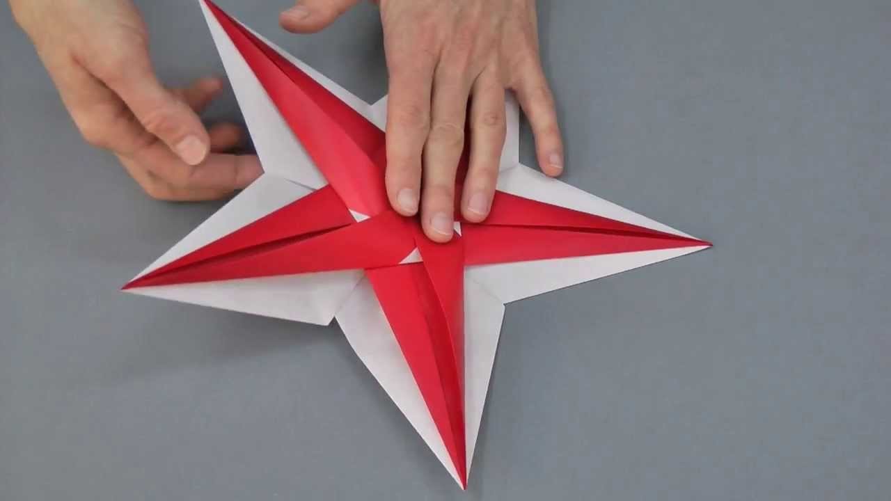 KreativPLUS: Faltanleitung für den Origami-Stern aus der Landlust Ausgabe Nov.Dez 2013