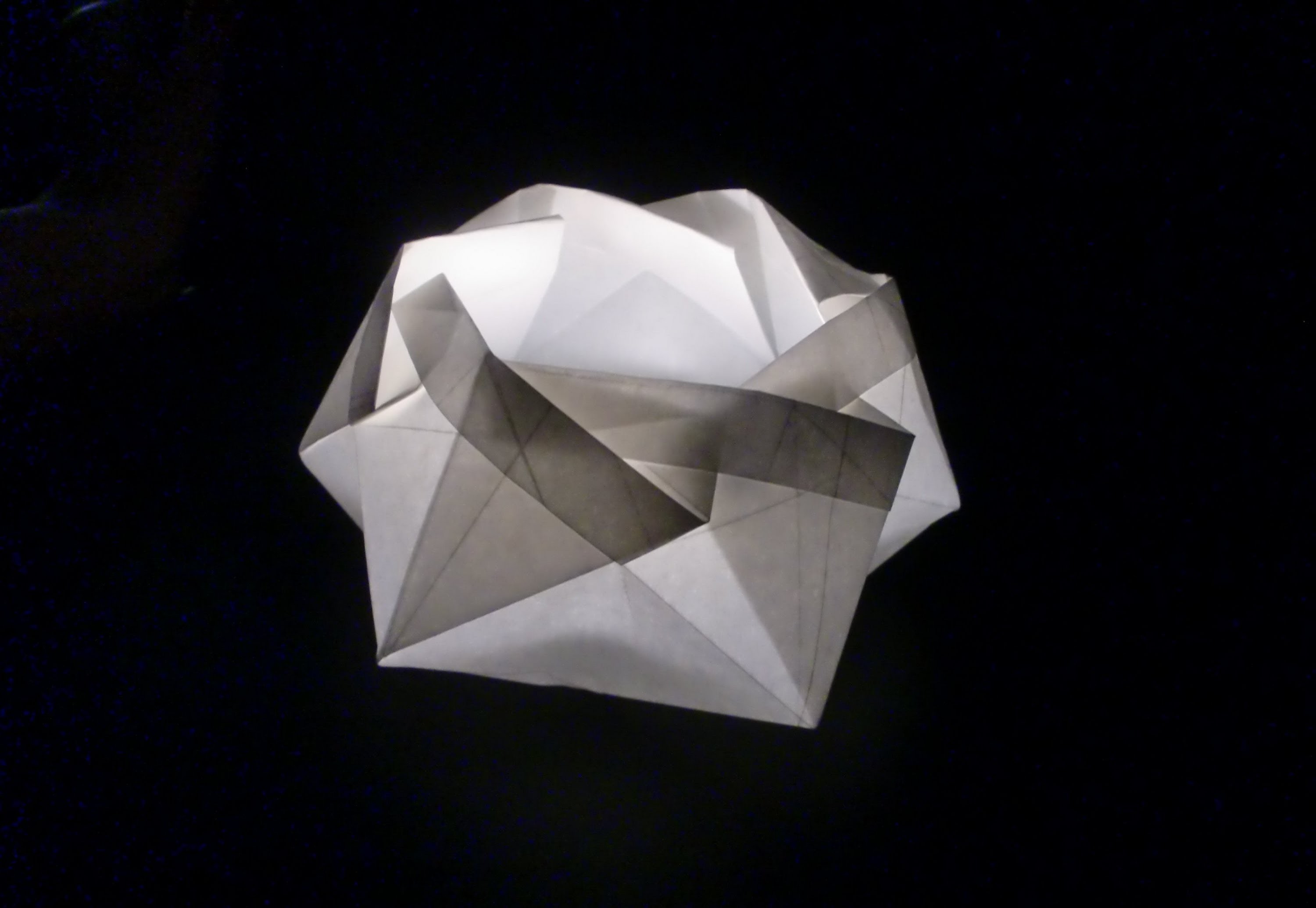 Origami Lichterkranz für Teelichter - Faltanleitung [HD.deutsch]