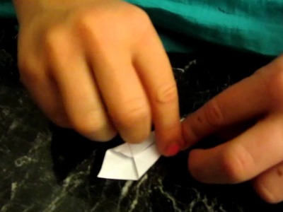 Origami Mini Baby Schwan- Schritt für Schritt- Origami Bastel Anleitung-