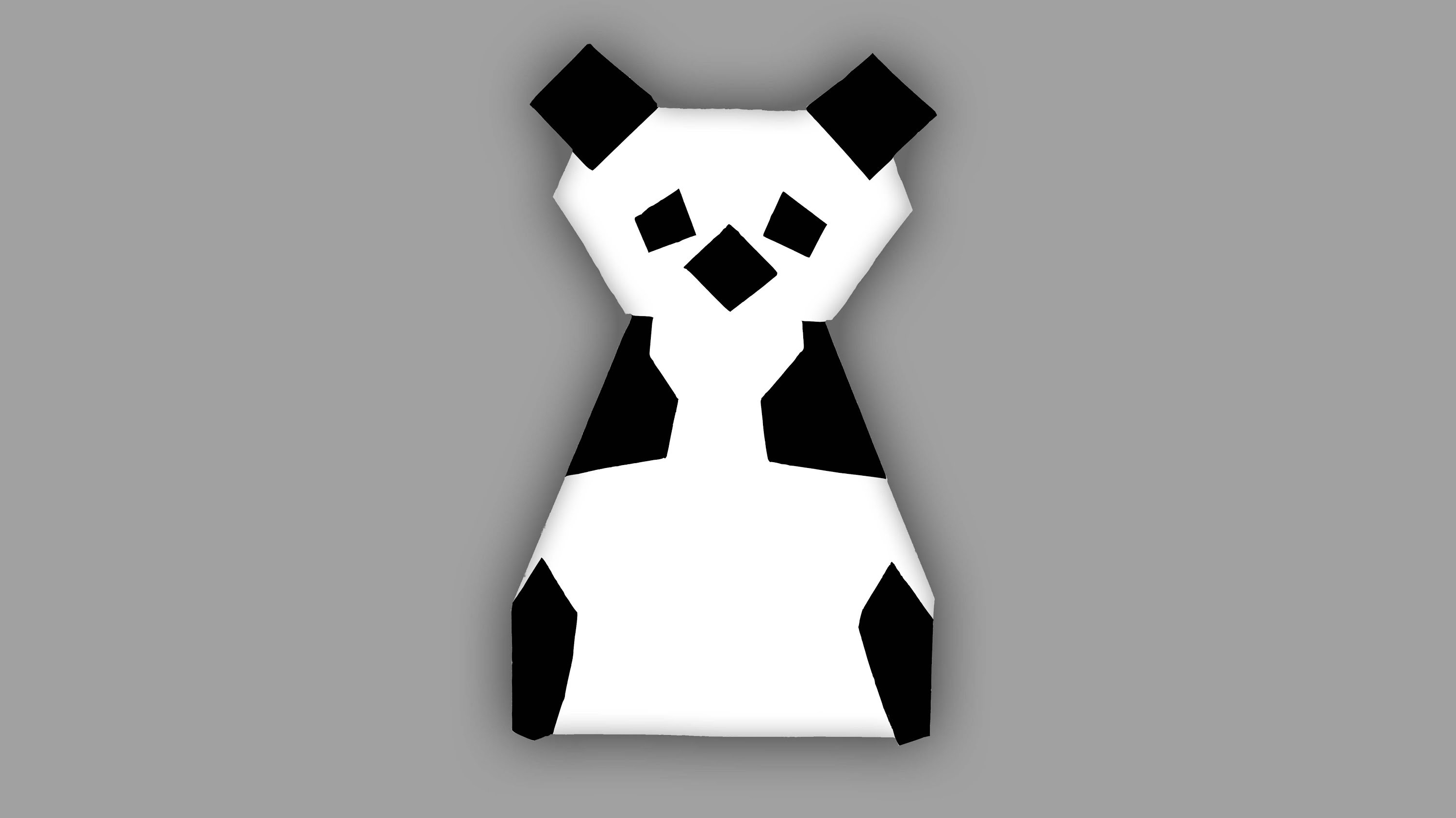 Origami Panda Bär - Faltanleitung (Live erklärt)