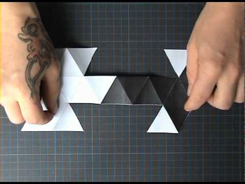 Polyeder - Oktaeder - No Origami - Kirigami