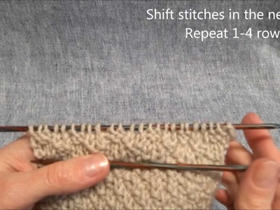 Schachbrett Strickmuster - Basket or Checkered Knitting Stitch - Stricken lernen-Learn how to knit