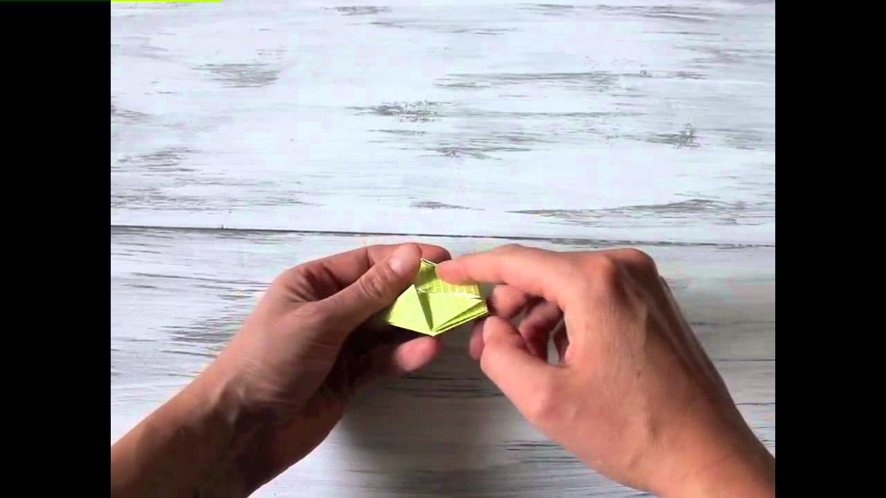 Tutorial: Origami-Würfel falten