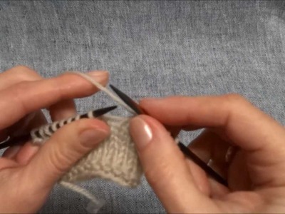 Umschläge stricken - Knit Yarn Overs, Fehler korrigieren - correct mistakes - Stricken lernen